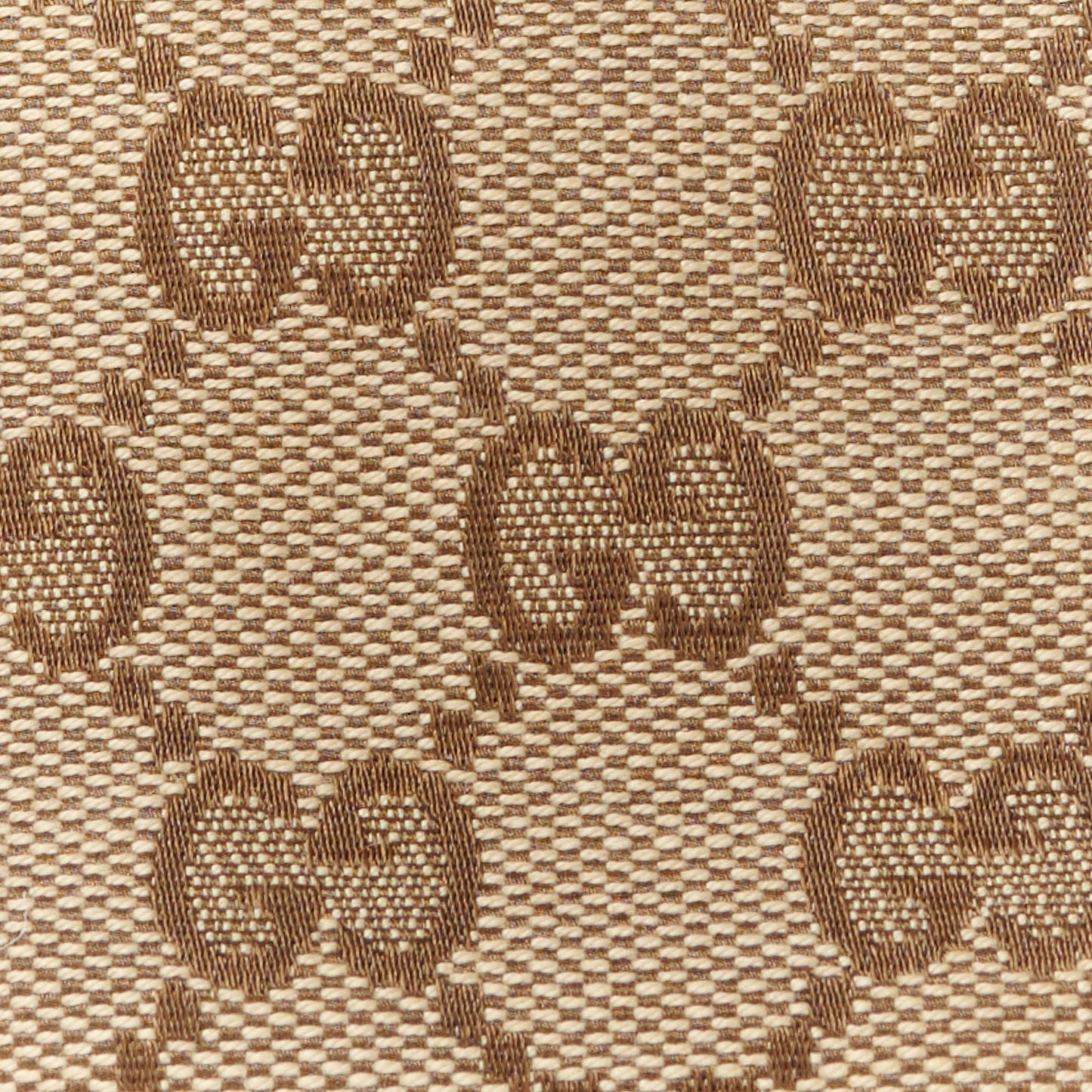 Monogram Medium Bamboo Cosmetic Case Dark Beige