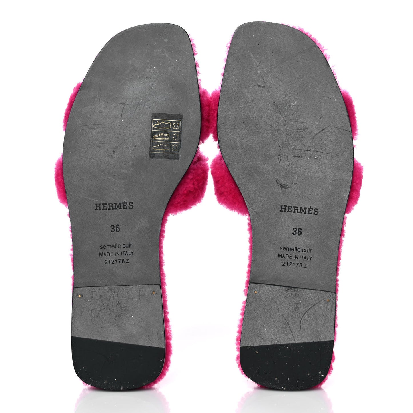Woolskin Oran Sandals 36 Rose Fuchsia