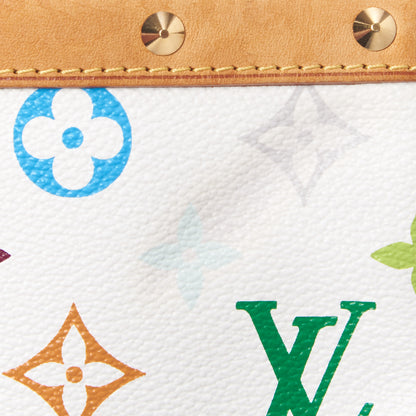 Louis Vuitton Monogram Multicolor Pochette Accessories White 9 of 10