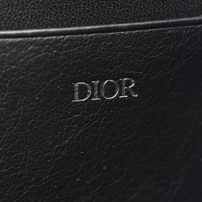 Christian Dior Grained Calfskin Double Zip Crossbody Black 7 of 12