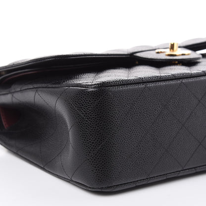 Chanel Caviar Quilted Jumbo Double Flap Black 8 of 10