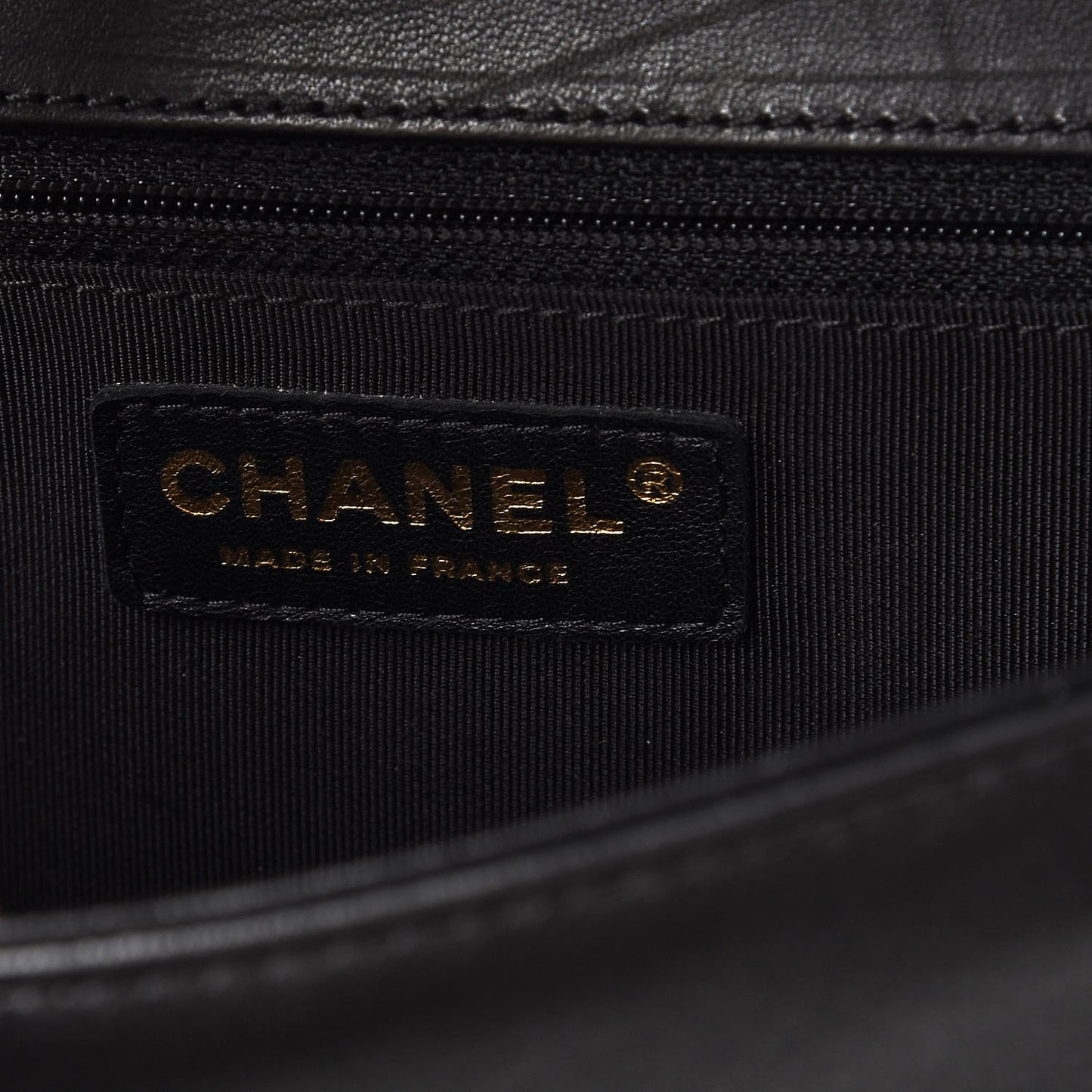 Lambskin Quilted New Medium Boy Flap Black