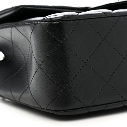 Chanel Lambskin Quilted Mini Rectangular Flap Black 9 of 11