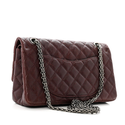 Chanel Caviar Quilted 2.55 Reissue 225 Flap Burgundy 3 of 12