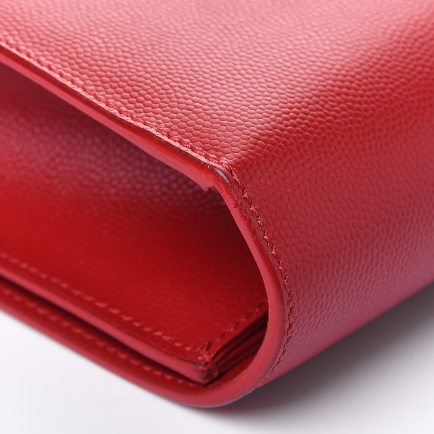 Grain De Poudre Classic Monogram Cassandre Clutch New Red
