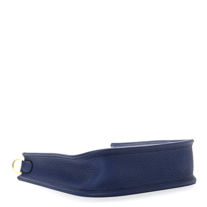 Hermes Taurillon Clemence Flipperball Sangle Evelyne TPM Bleu Saphir Black Bleu Saphir 4 of 11
