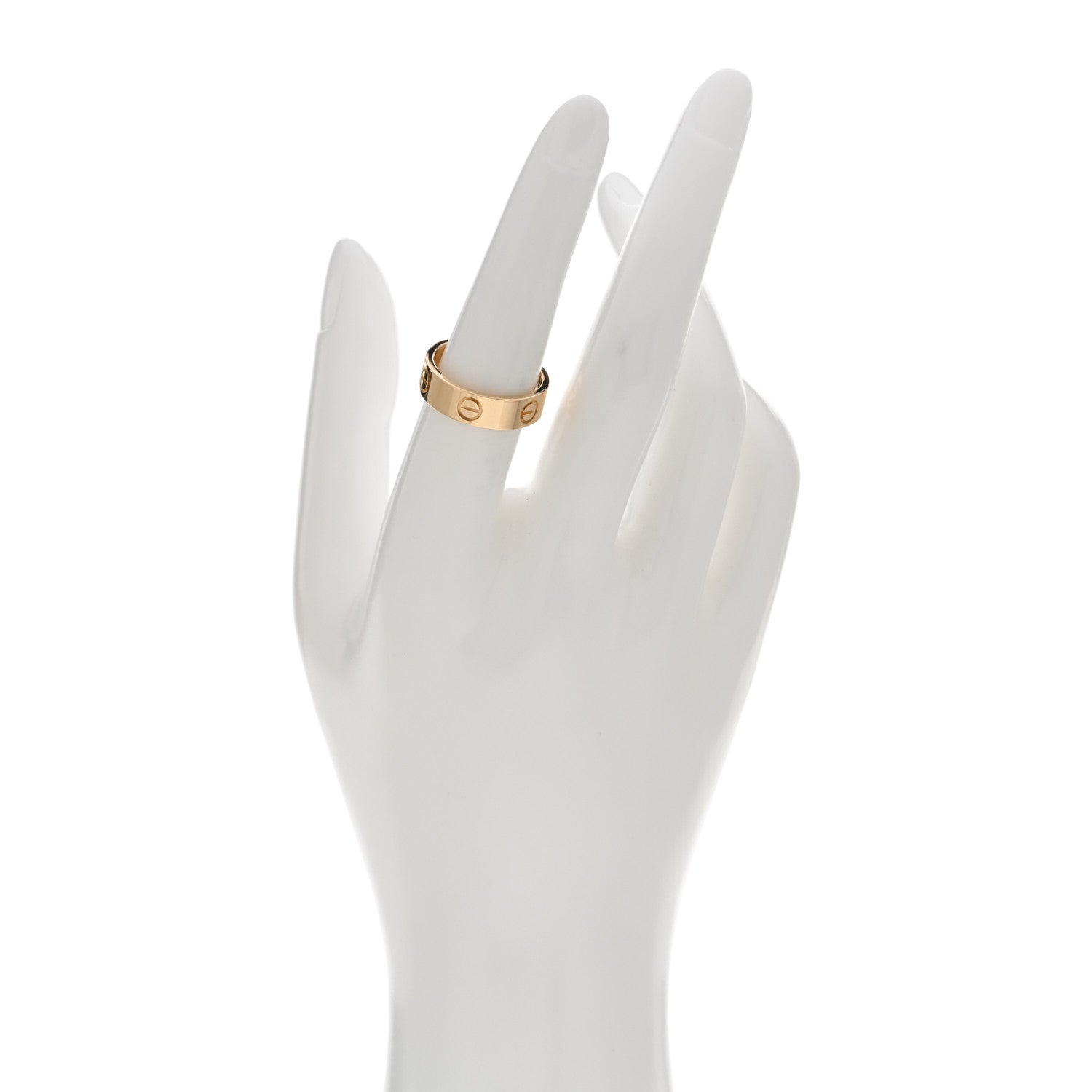 Cartier 18K Yellow Gold 5.5mm LOVE Ring 54 6.75 2 of 5