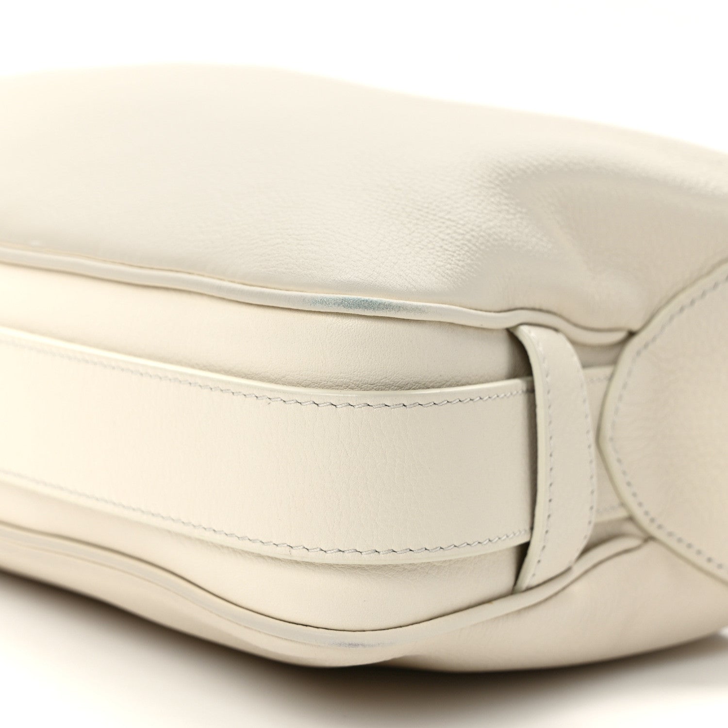 Celine Supple Calfskin Medium Romy Shoulder Bag Rice 8 of 10