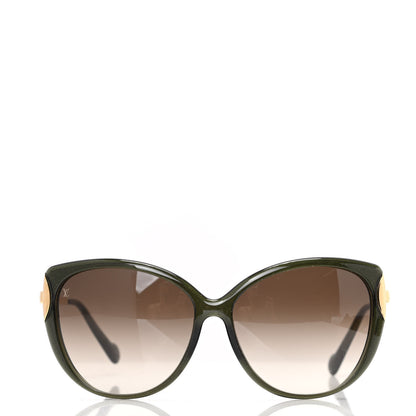 Louis Vuitton Garance Sunglasses Z0753W Green Glitter 2 of 8