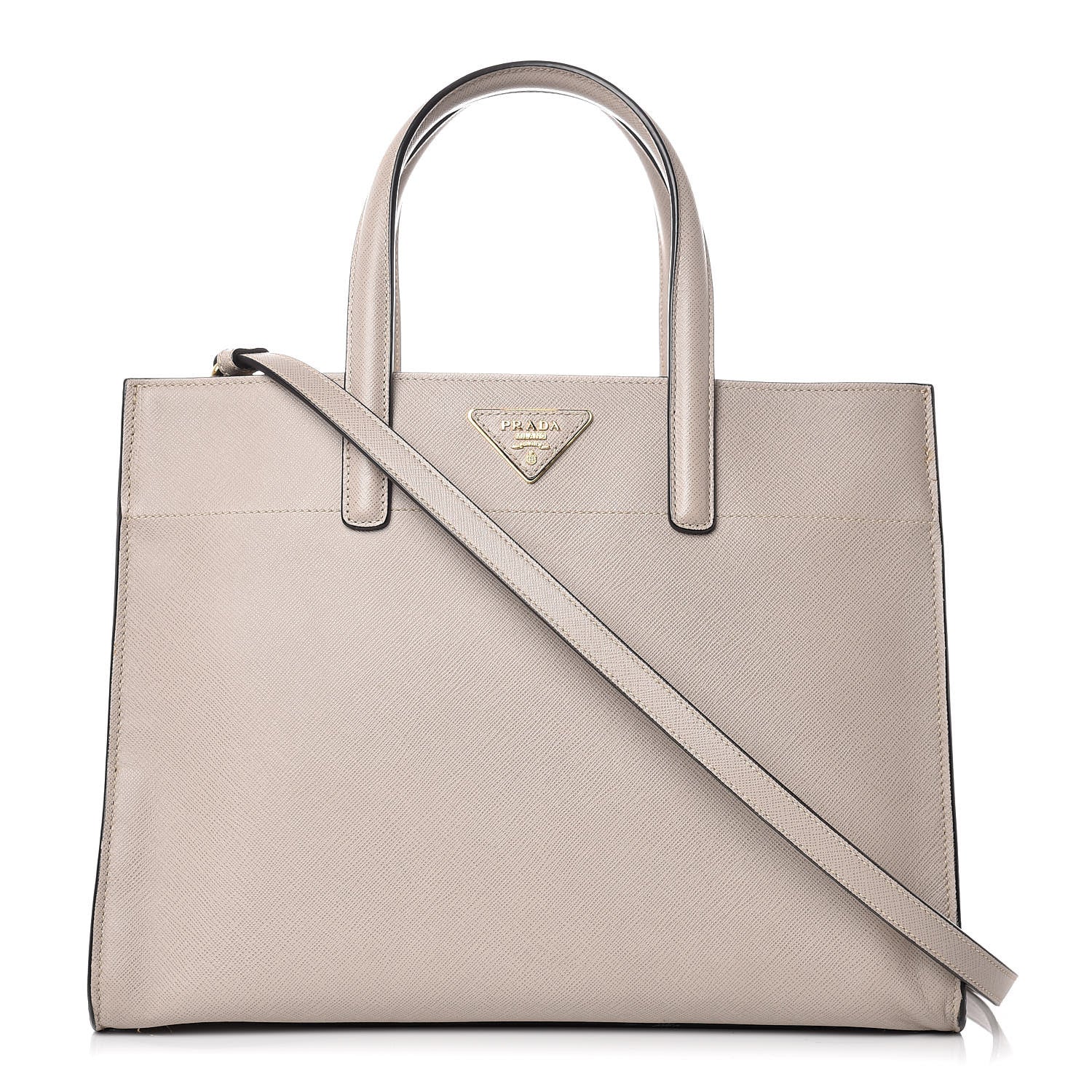 Prada Saffiano Soft Tote Pomice 1 of 13