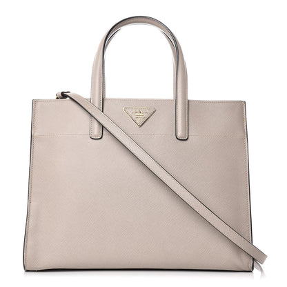 Prada Saffiano Soft Tote Pomice 1 of 13