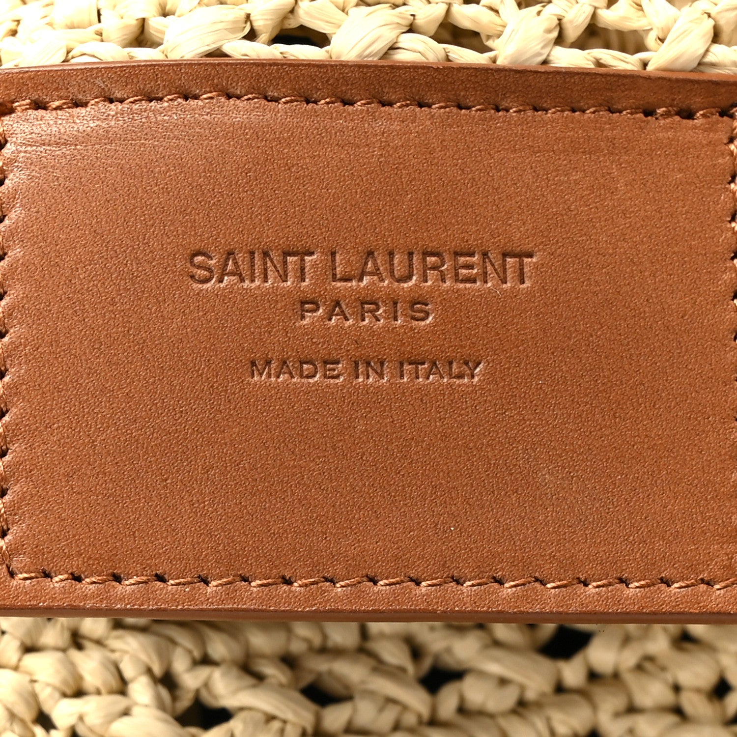 Saint Laurent Raffia Monogram Hobo Naturale 7 of 9