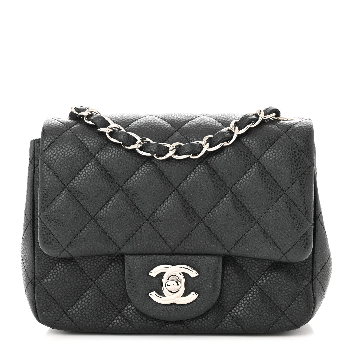 Chanel Caviar Quilted Mini Square Flap Black 1 of 10