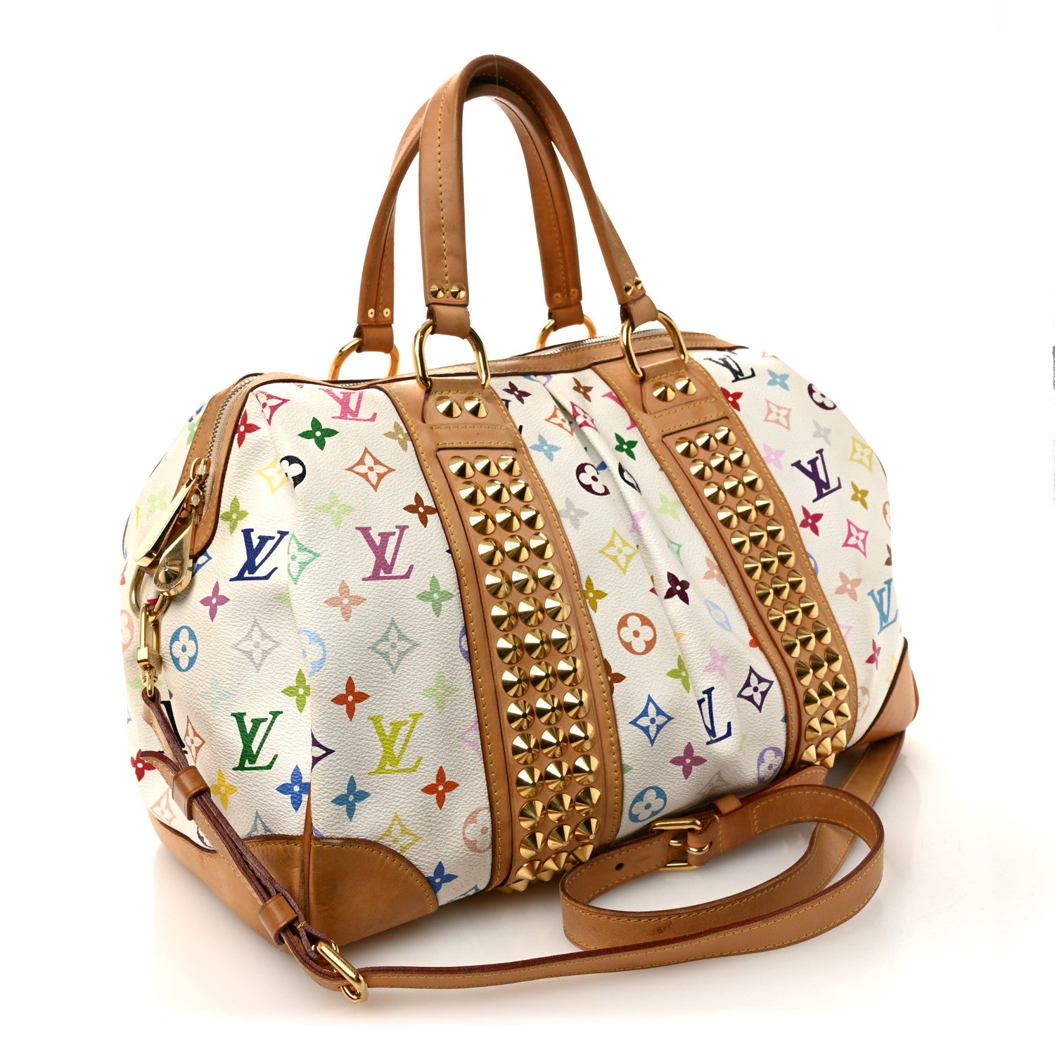 Louis Vuitton Monogram Multicolor Courtney GM White 5 of 19