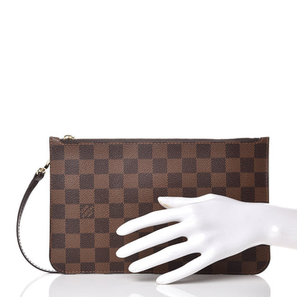 Louis Vuitton Damier Ebene Neverfull MM GM Pochette 2 of 7