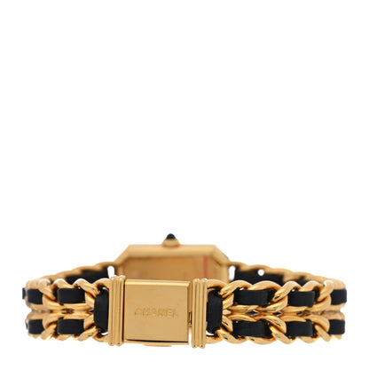 Chanel Stainless Steel Lambskin 20mm Chain Premiere Quartz Watch Gold L 3 of 4