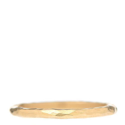 Tiffany 18K Yellow Gold Paloma Picasso Hammered Ring 52 6 3 of 5