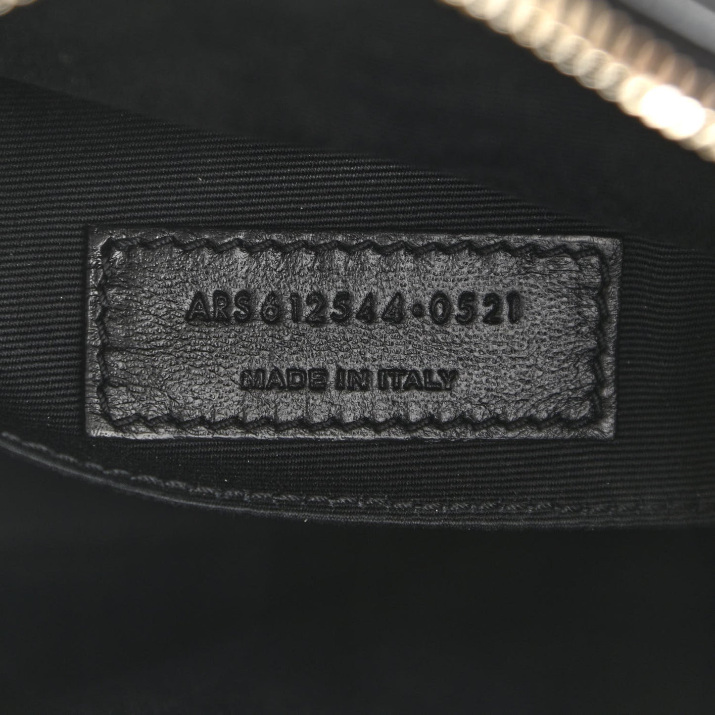 Calfskin Matelasse Monogram Lou Camera Bag Black