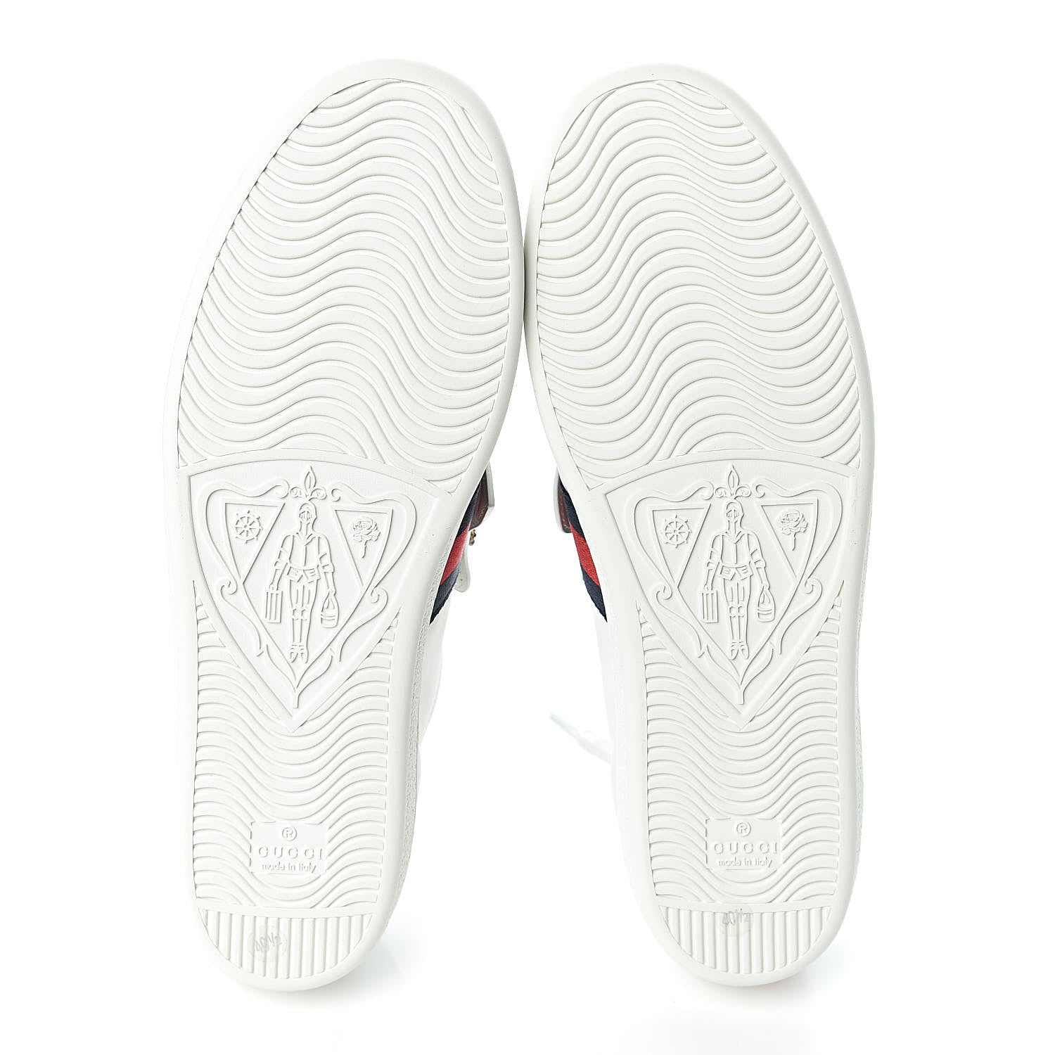 Gucci Calfskin Ayers Web Womens Ace Bow Lace Sneakers 40.5 White 9 of 10
