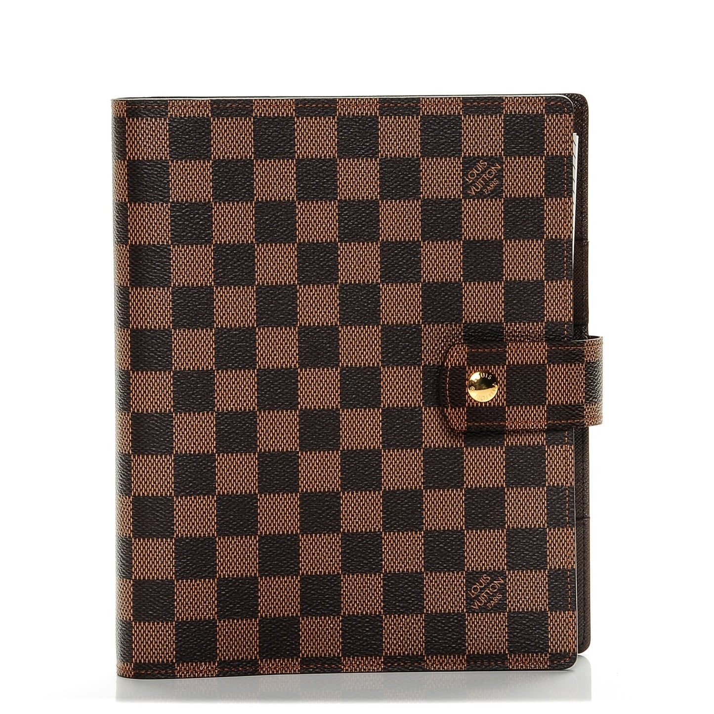 Damier Ebene Large Ring Agenda Cover