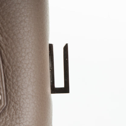 Hermes Taurillon Clemence Birkin 35 Etoupe 18 of 28