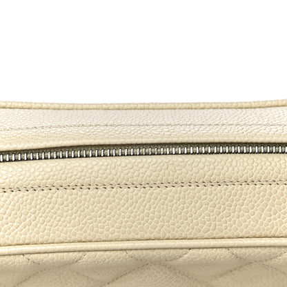 Chanel Caviar Quilted CC Camera Case Light Beige 15 of 17