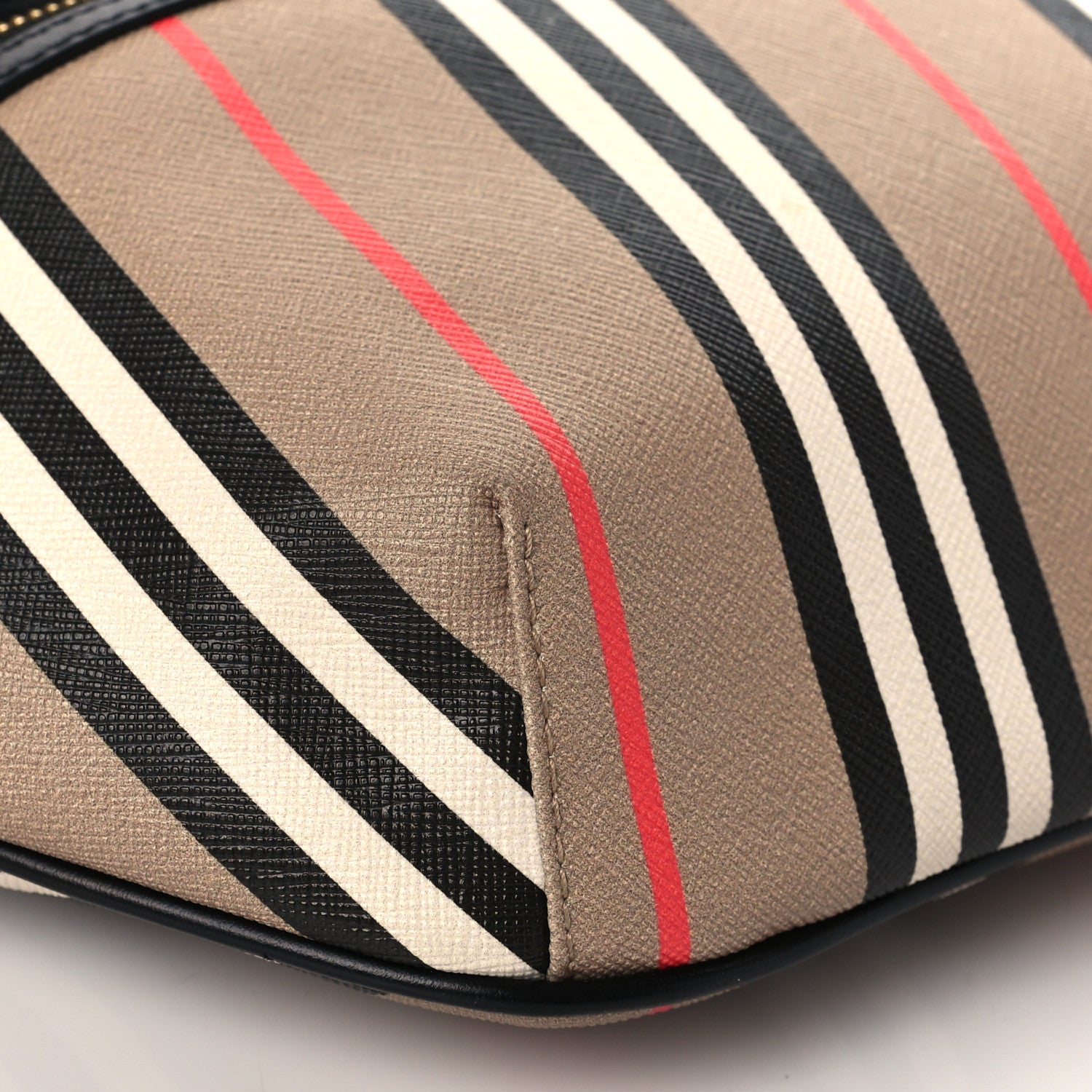 Burberry E-Canvas Icon Stripe Sonny Bum Bag Archive Beige 8 of 9