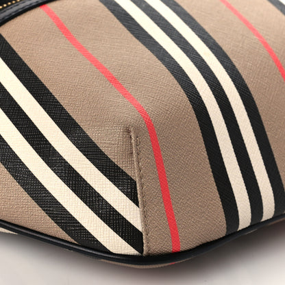 Burberry E-Canvas Icon Stripe Sonny Bum Bag Archive Beige 8 of 9