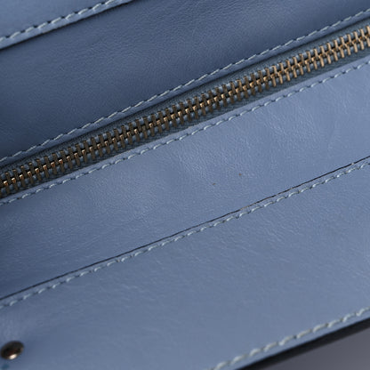 Valentino Garavani Vitello Small Rockstud Double Handle Tote Grey Blue 11 of 13