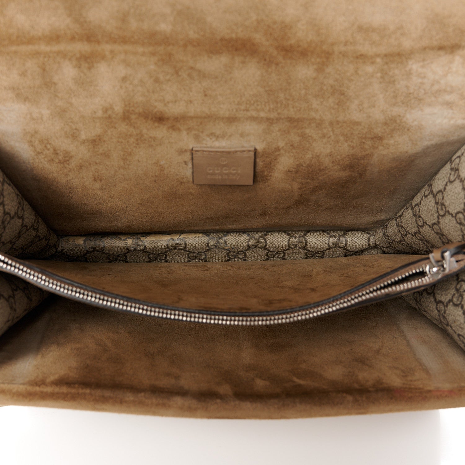 Gucci GG Supreme Monogram Medium Dionysus Shoulder Bag Taupe 5 of 14