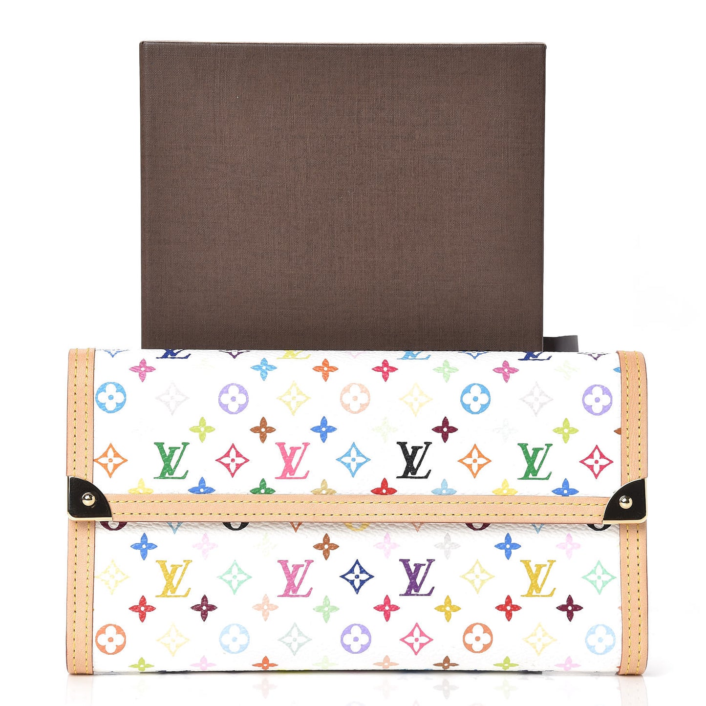 Monogram Multicolor Porte Tresor International Wallet White