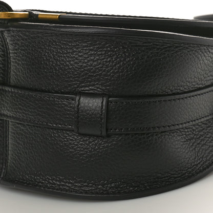 Chloe Grained Calfskin Small Marcie Saddle Bag Black 9 of 9