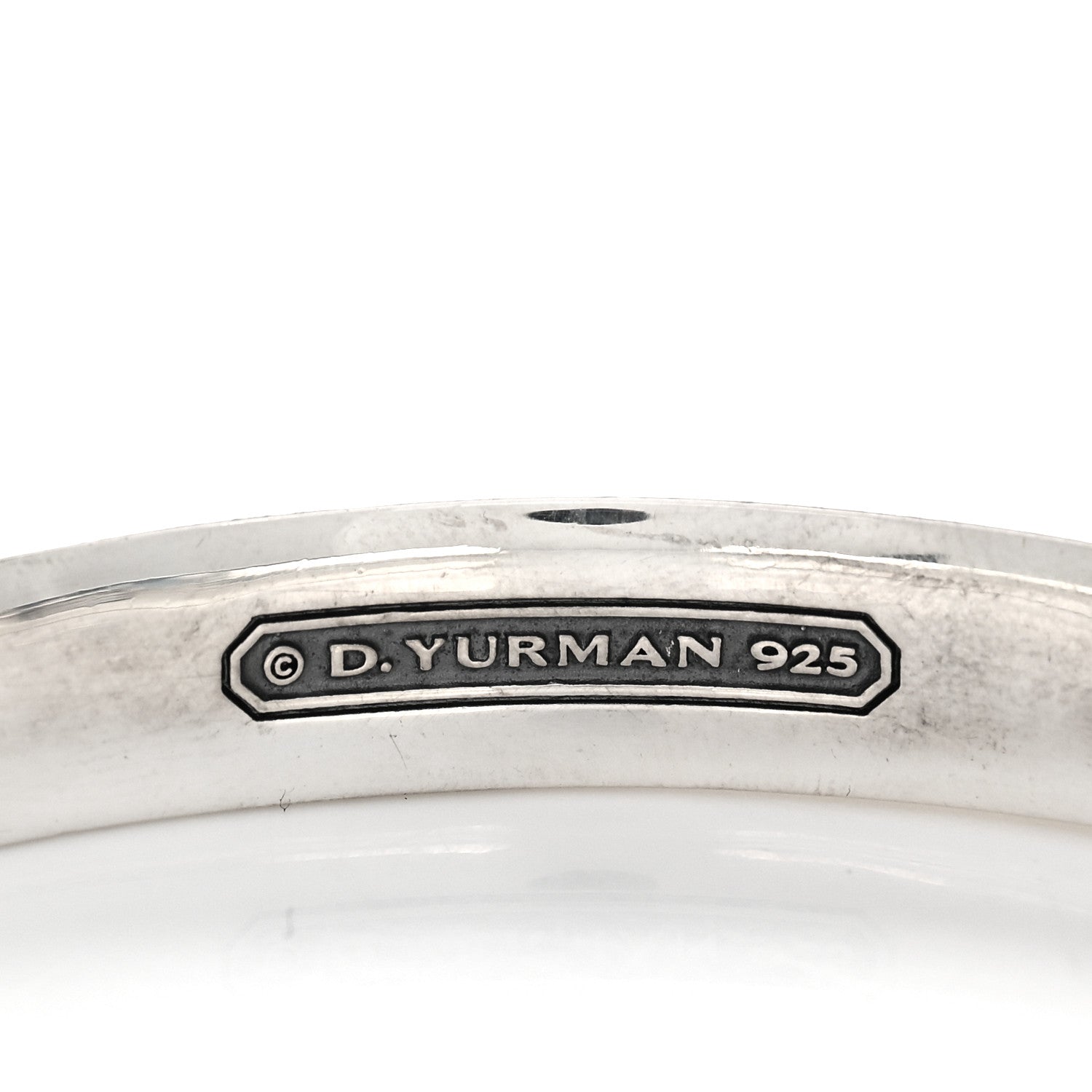 David Yurman Sterling Silver Black Diamond Heirloom Pave Cuff Bracelet 3 of 3