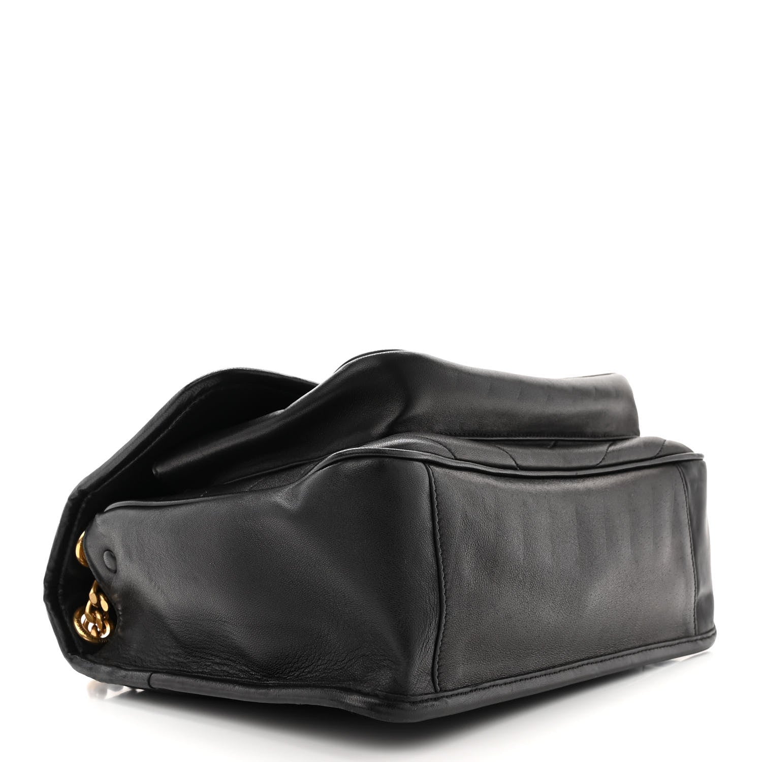 Saint Laurent Lambskin Matelasse Monogram Medium Niki Chain Satchel Black 4 of 11
