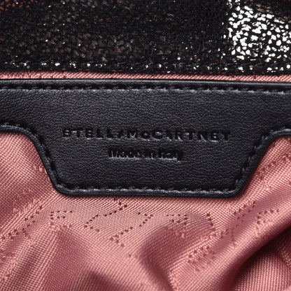 Stella McCartney Chamois Shiny Dotted Tiny Falabella Fold Over Tote Ruthenium 6 of 9