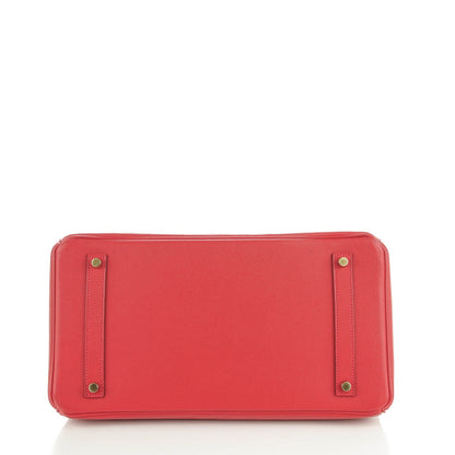 Hermes Epsom Birkin 35 Rouge Casaque 8 of 21