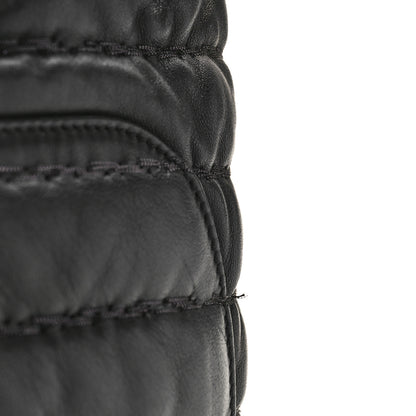 Chanel Lambskin Vertical Stitch Jumbo Single Flap Black 10 of 12