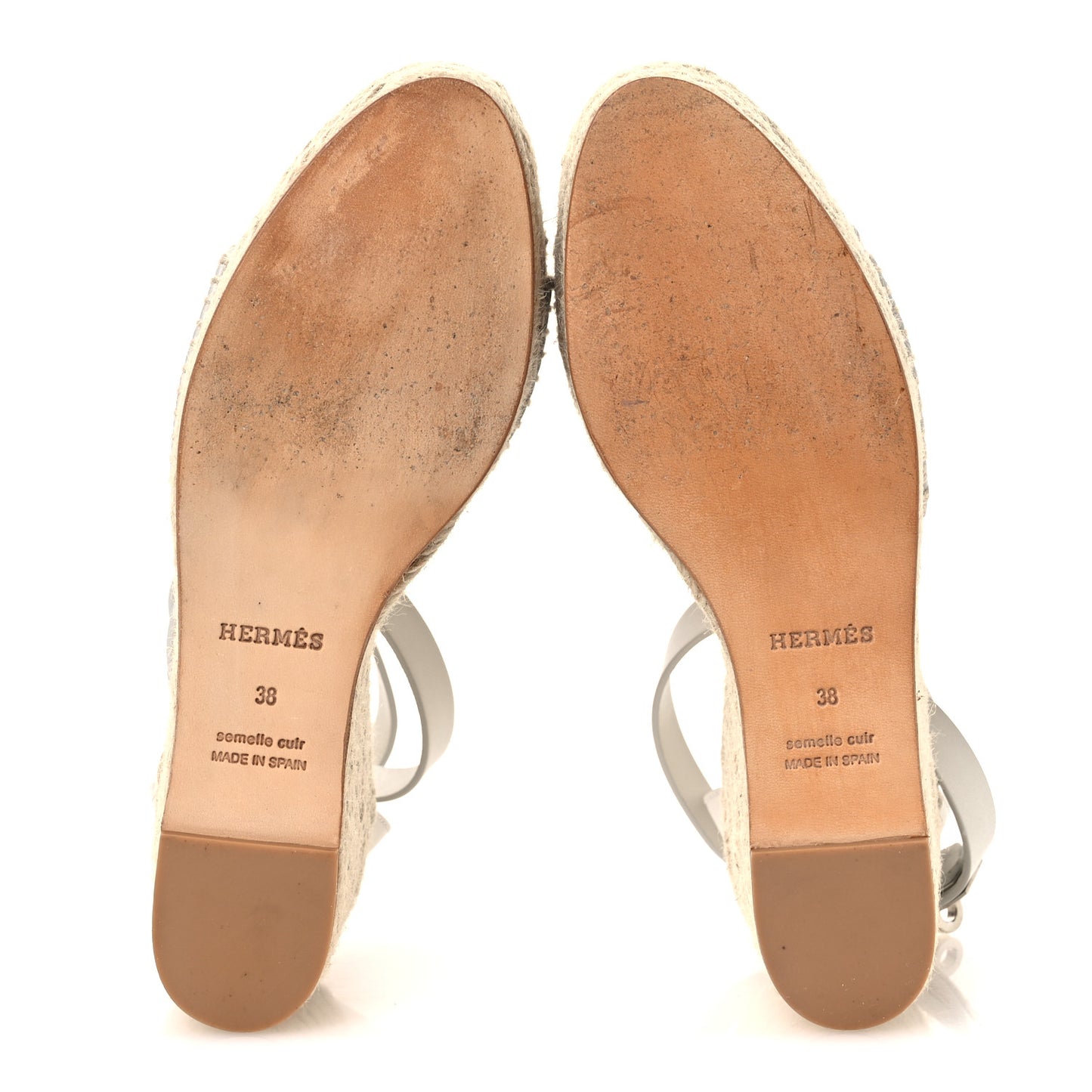 Calfskin Tipoli Espadrille Wedges 38 White