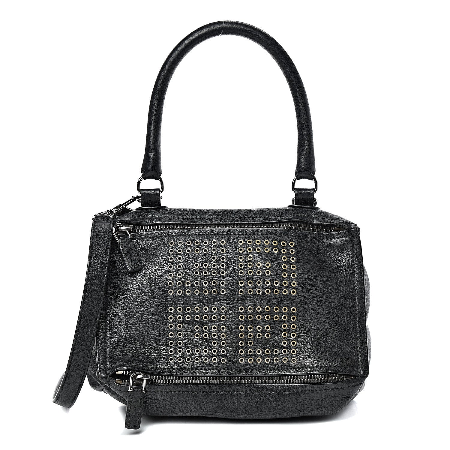 Givenchy Sugar Goatskin Grommet Small Pandora Black 1 of 12