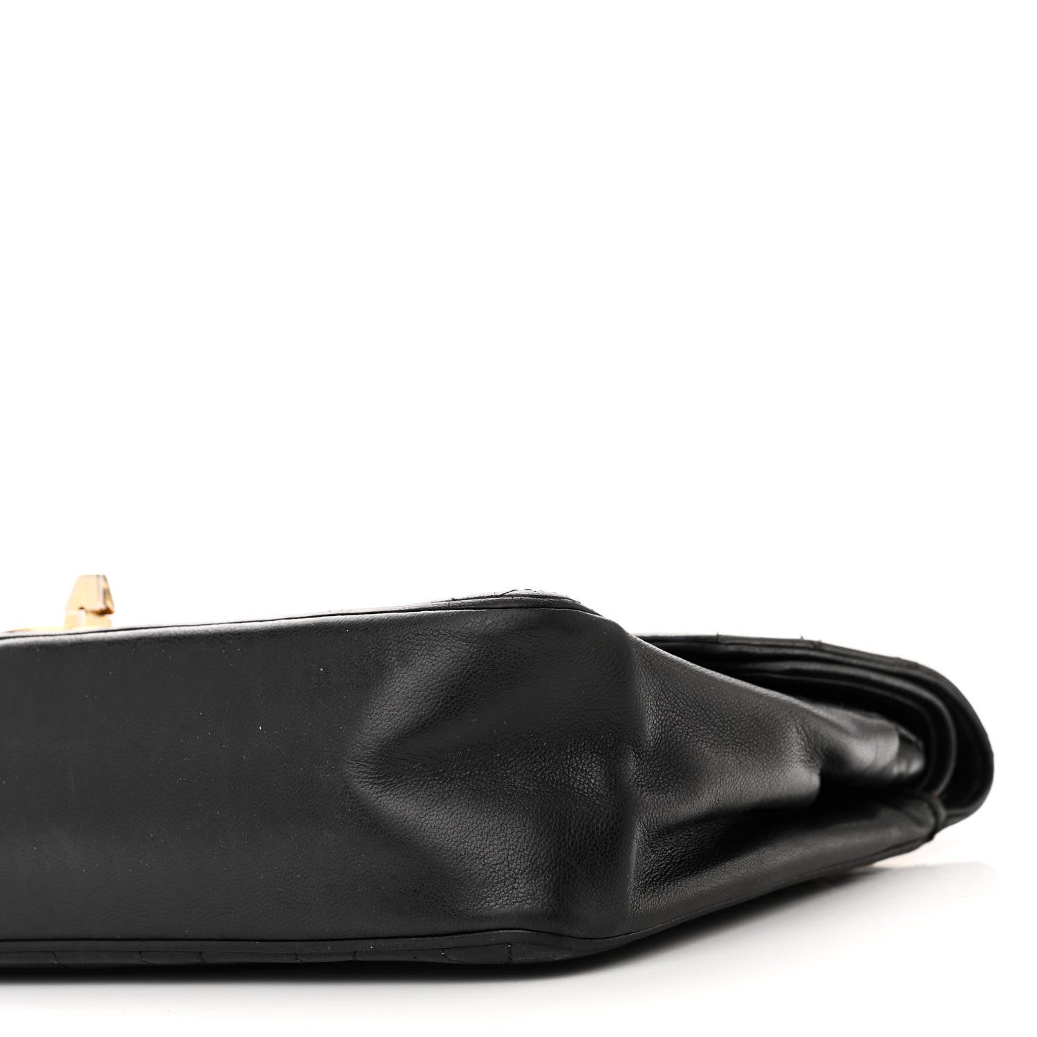 Chanel Lambskin Quilted Medium Double Flap Black 10 of 10