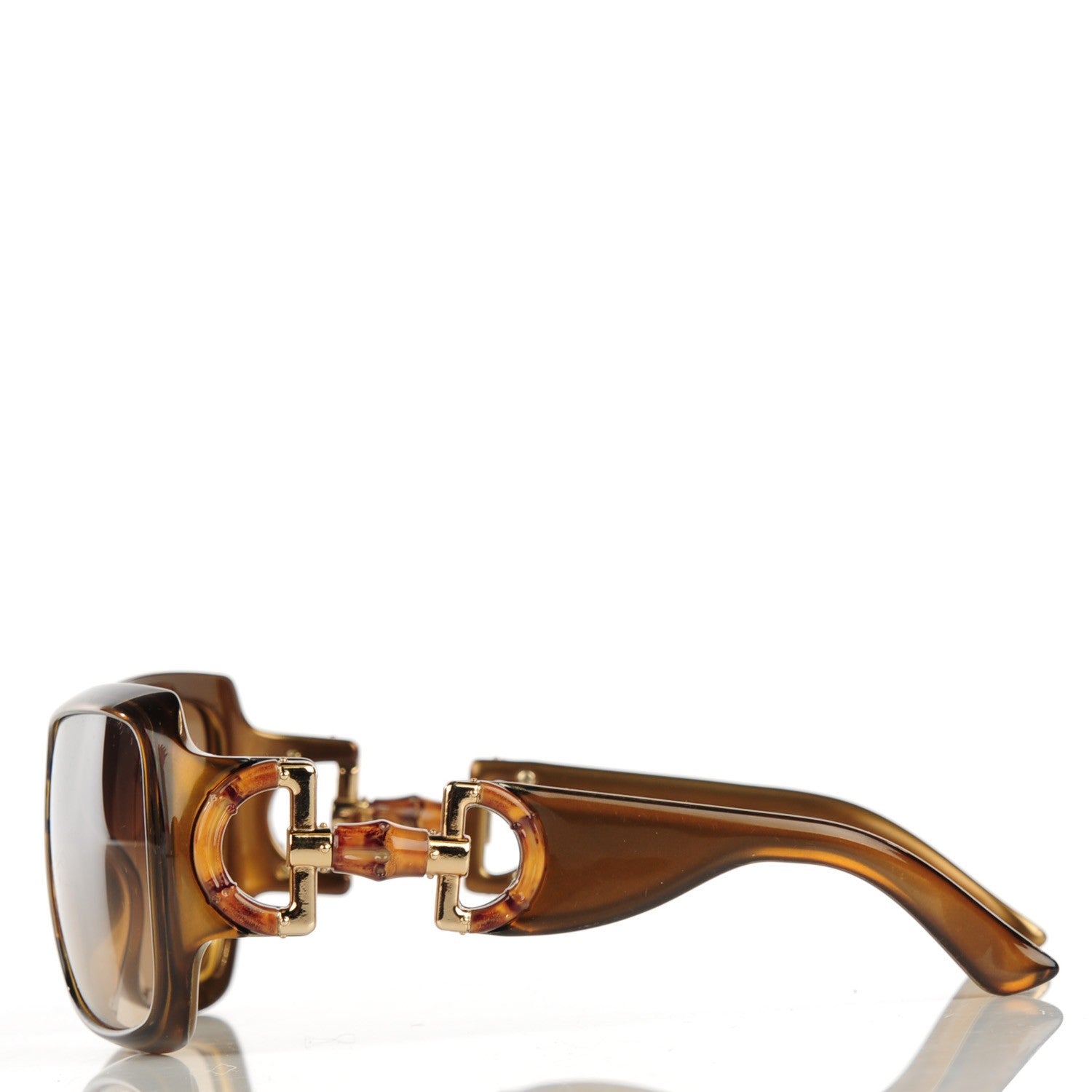 Gucci Bamboo Horsebit Sunglasses Tortoise GG 2969/S Brown 2 of 7