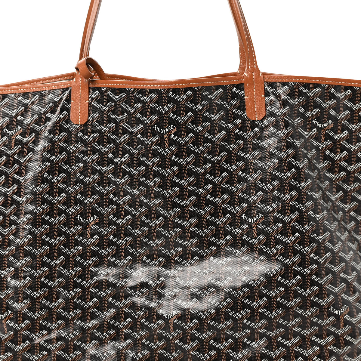 Goyard Goyardine Saint Louis GM Black Gold 8 of 10