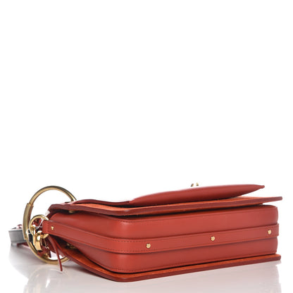 Chloe Calfskin Suede Small Roy Bag Earthy Red 5 of 9