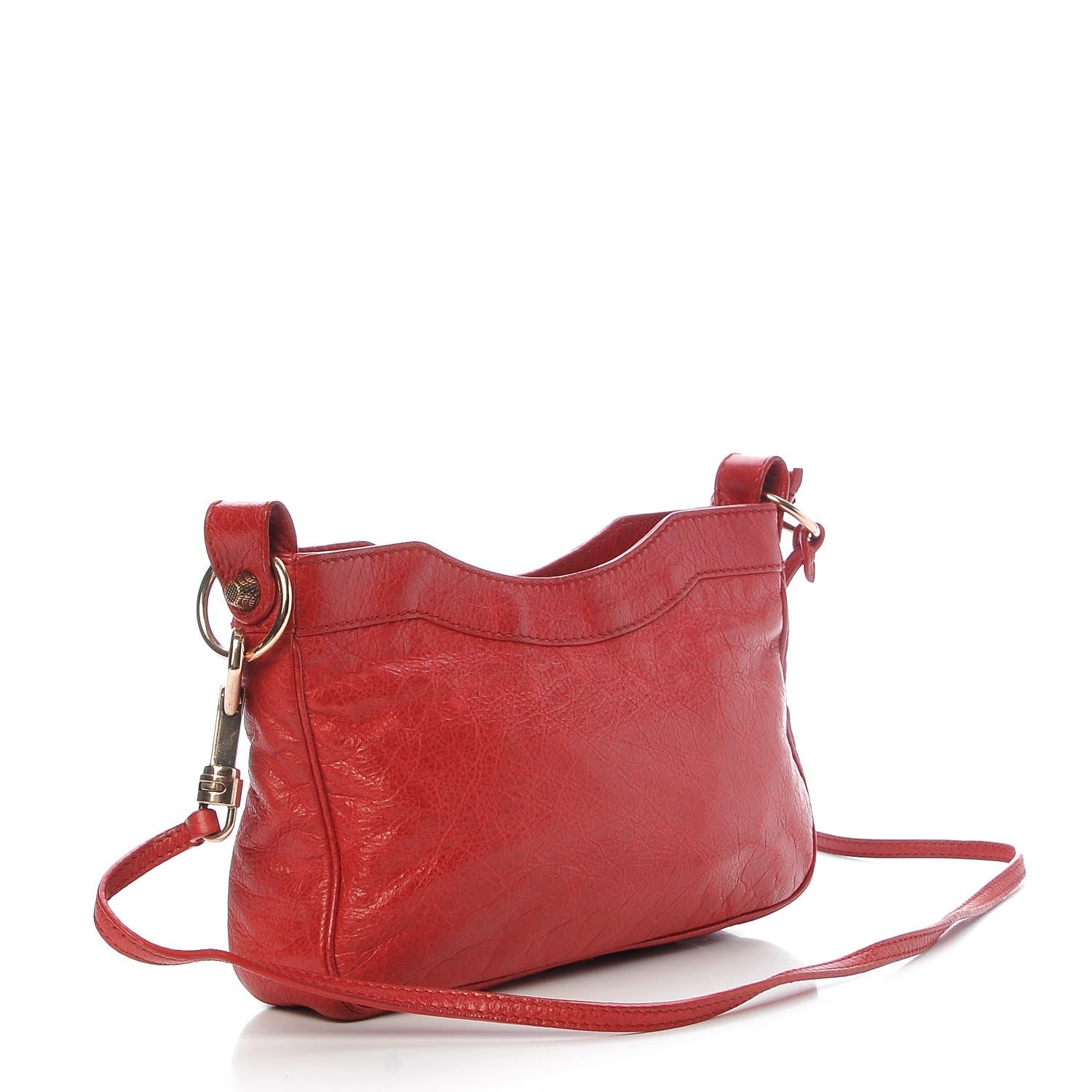 Balenciaga Agneau Giant 12 Rose Gold Hardware Hip Rouge Coquelicot 3 of 7