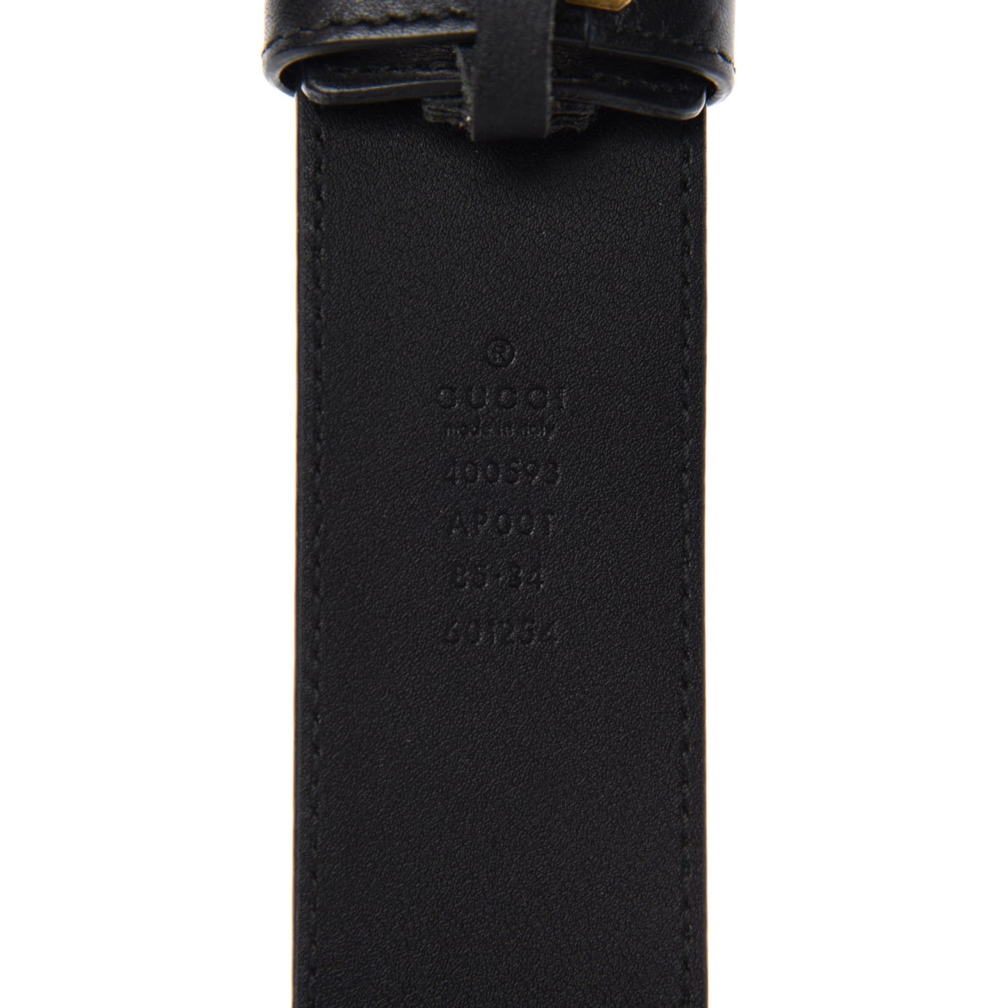 Calfskin Double G 40mm Belt 85 34 Black