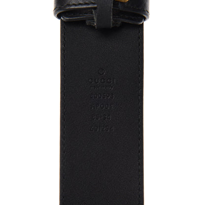 Gucci Calfskin Double G 40mm Belt 85 34 Black 3 of 3