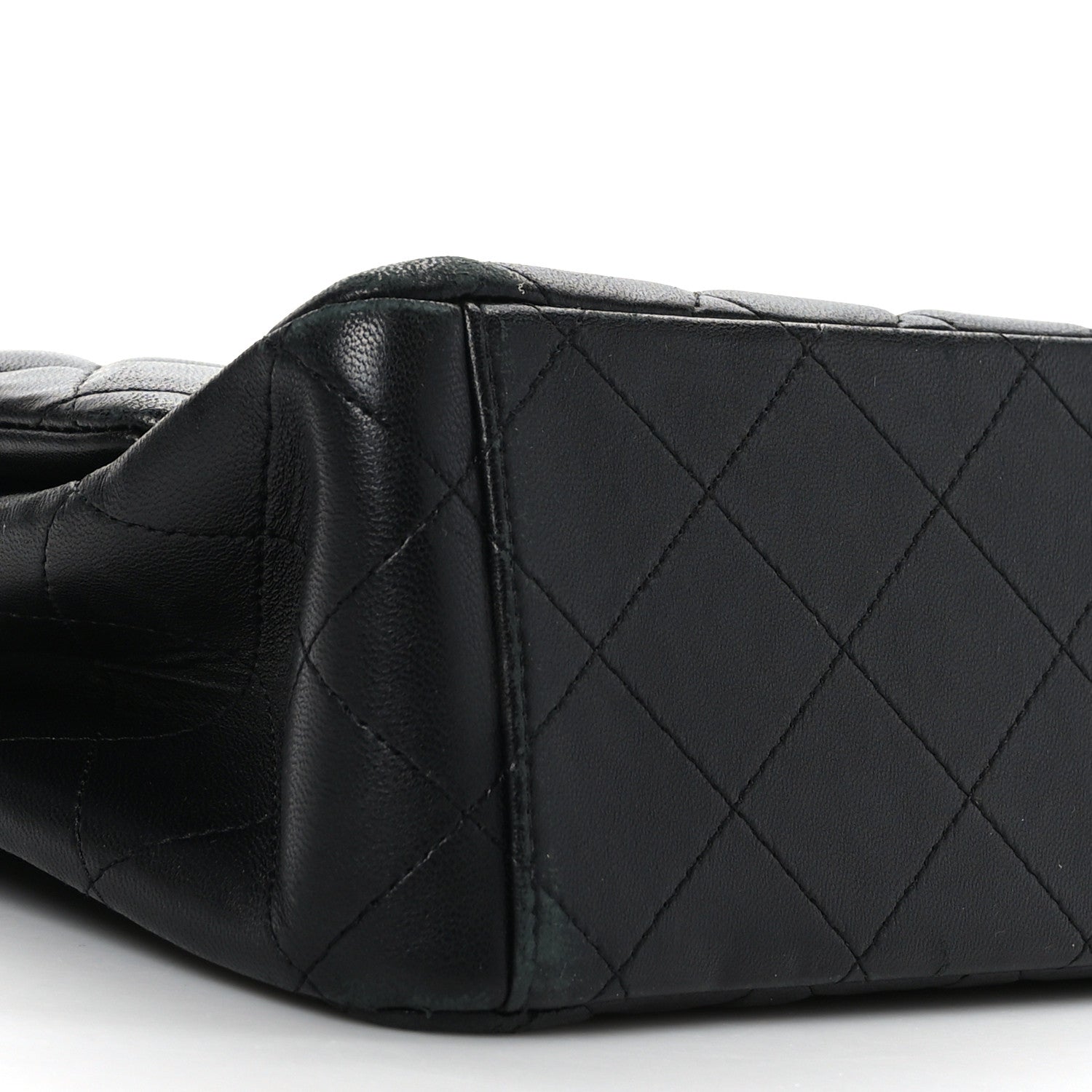 Chanel Lambskin Quilted Maxi Double Flap Black 8 of 9