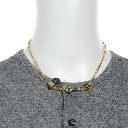 Louis Vuitton Swarovski Gamble Short Necklace Azur 2 of 6