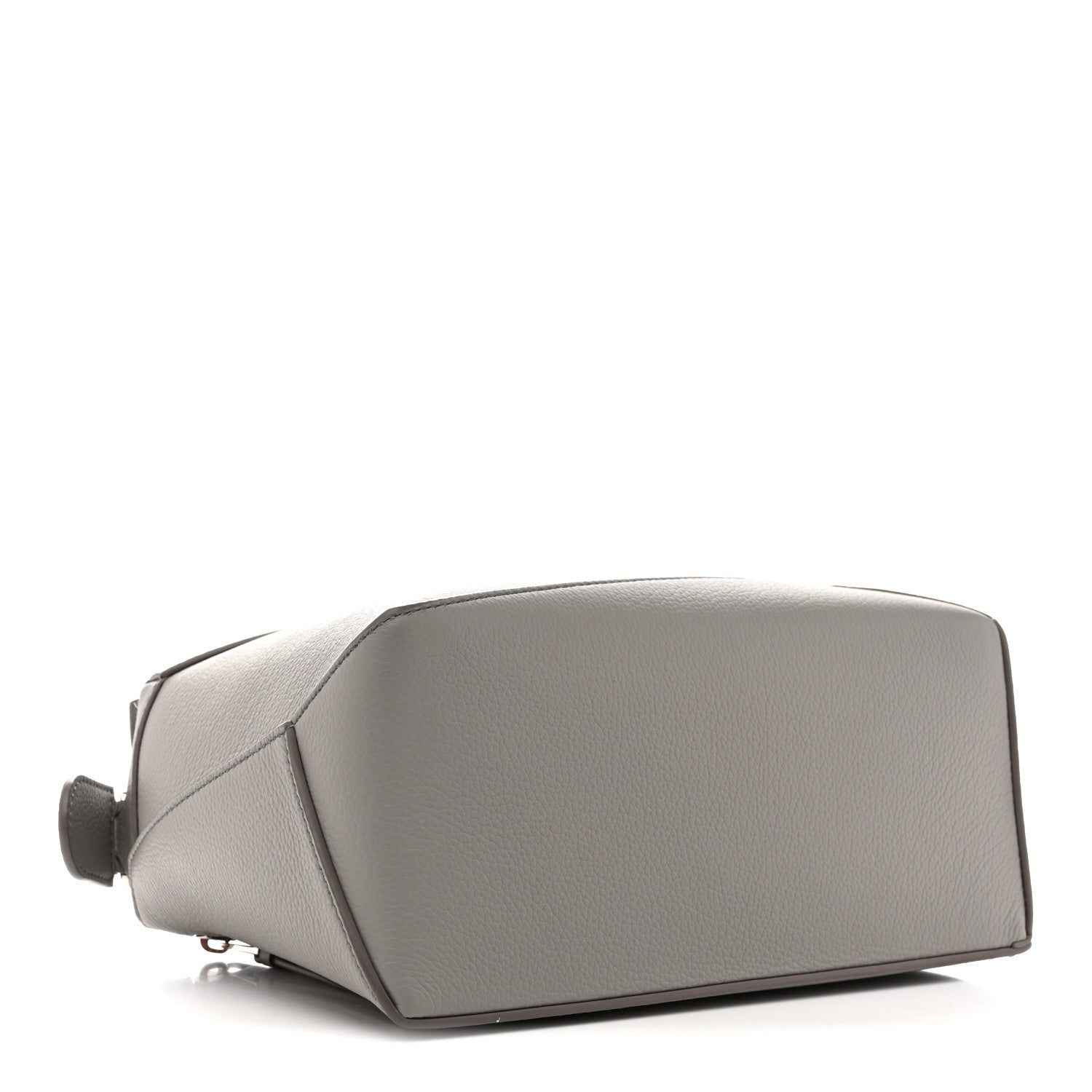 Loewe Soft Grained Calfskin Small Puzzle Edge Bag Pearl Grey
