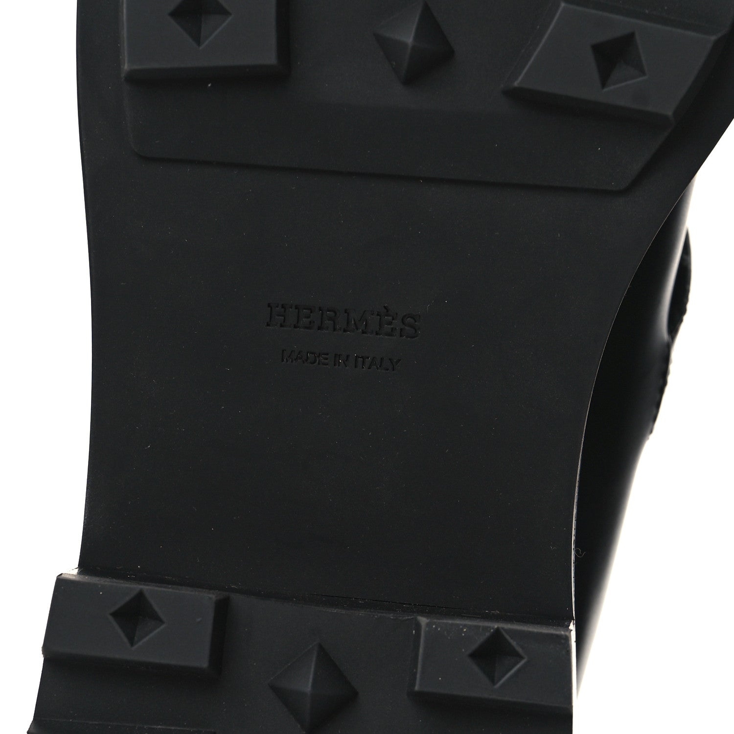 Hermes Glossed Calfskin Funk Ankle Boots 39.5 Black 6 of 9